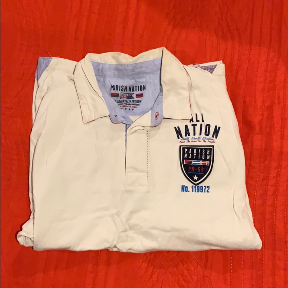 Cream Collared Parish Shirt
